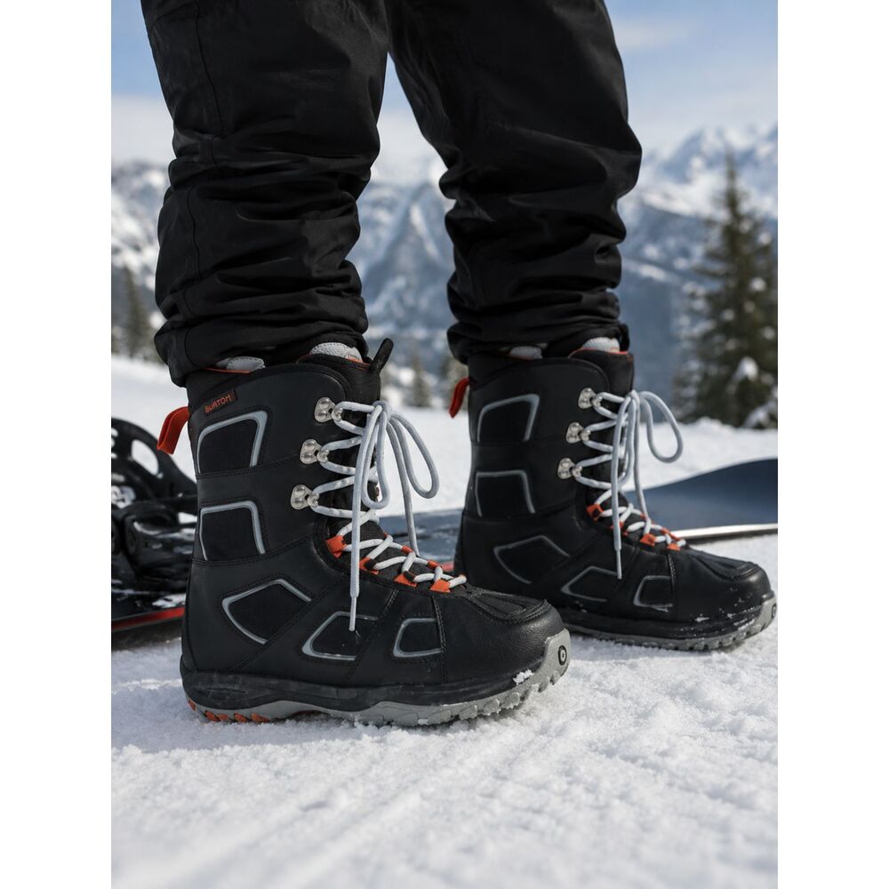 Burton Fader Black Lace Up Snowboard Boots Shoes   Mens Size 10.5